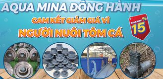 AQUA MINA CAM KẾT KHÔNG TĂNG GIÁ – Giảm 15% van dao PVC, mặt bích kép, mặt bích co PHỤC VỤ BÀ CON NUÔI TÔM CÁ